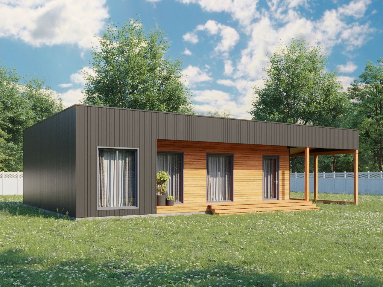 Дом из бруса